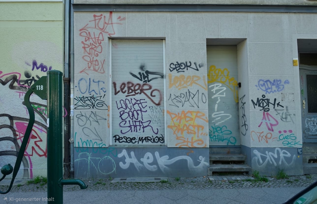 Dreckige Wand